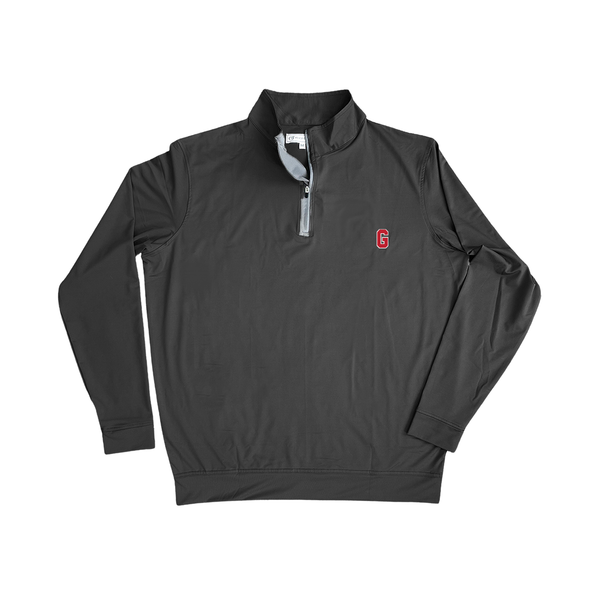 UGA Block G 1/4 Zip Performance Pullover - Black – Peach State Pride