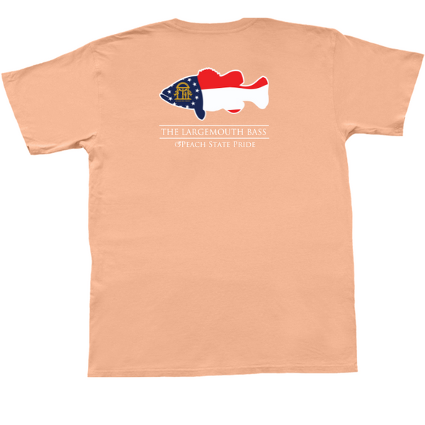 Bass Flag Short Sleeve Pocket Tee – Peach State Pride