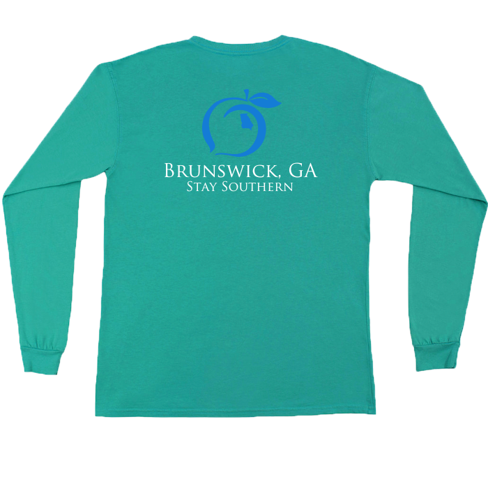 Brunswick, GA Long Sleeve Hometown Pocket Tee
