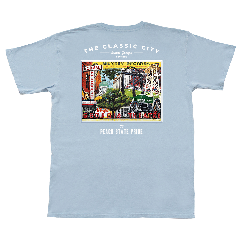 Classic City Establishments Short Sleeve Pocket Tee