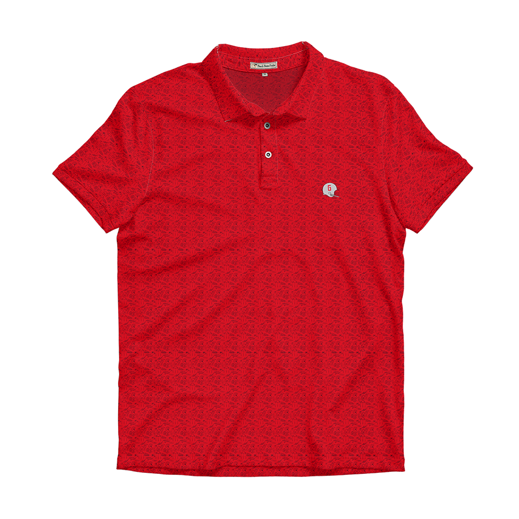 The Classic City Pattern Performance Polo