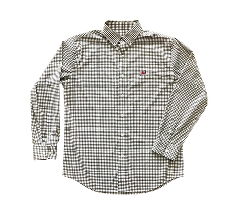 Charcoal & White PSP Performance Button Down