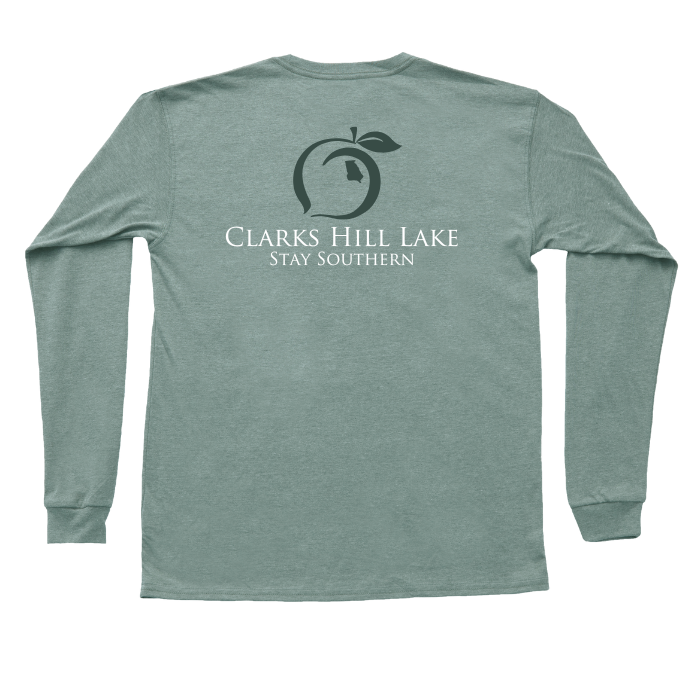 Clarks Hill Lake Long Sleeve Hometown Pocket Tee