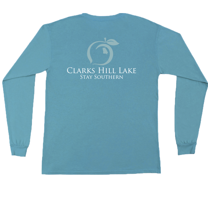 Clarks Hill Lake Long Sleeve Hometown Pocket Tee