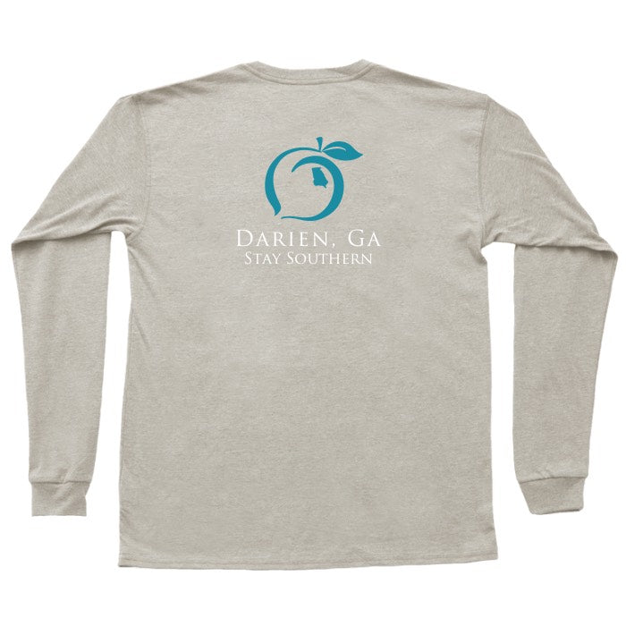Darien, GA Long Sleeve Hometown Pocket Tee
