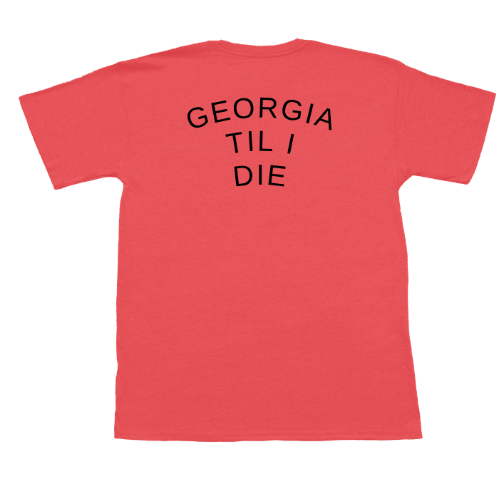 Georgia Til I Die Short Sleeve Pocket Tee
