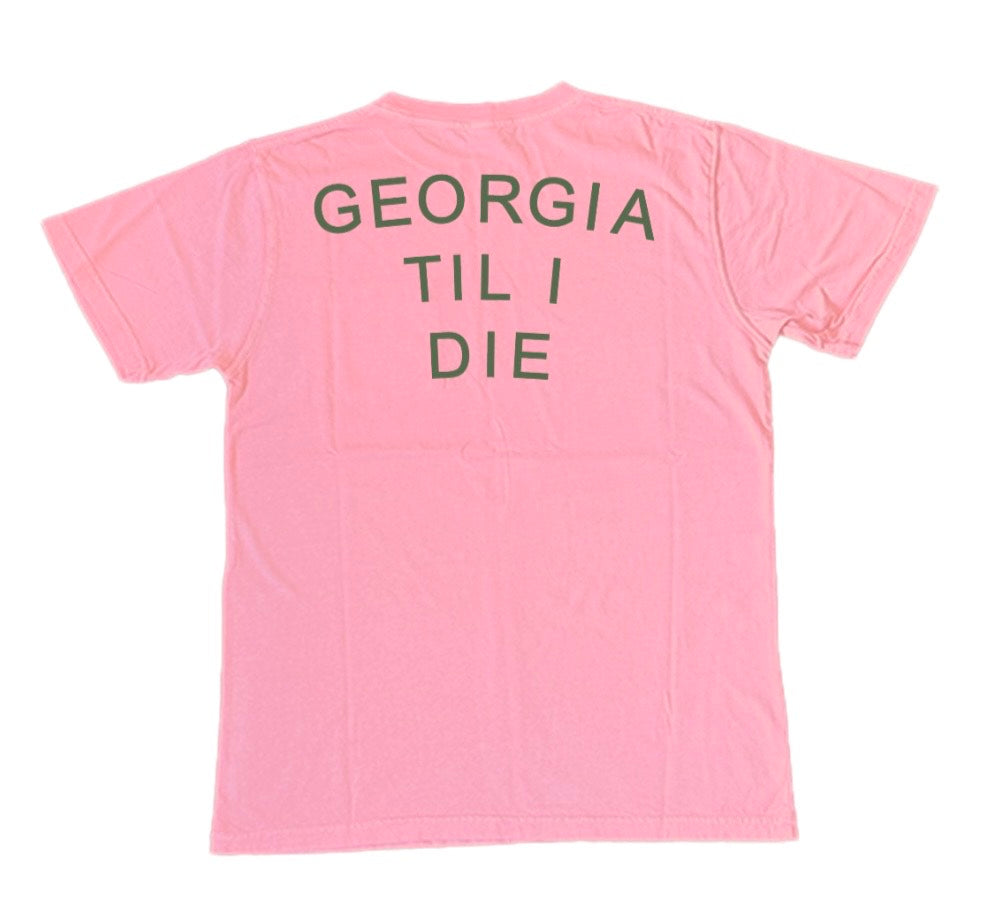 Georgia Til I Die Short Sleeve Pocket Tee