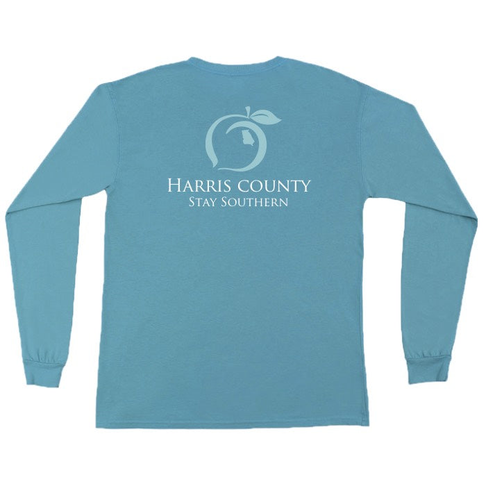 Harris County Long Sleeve Hometown Pocket Tee