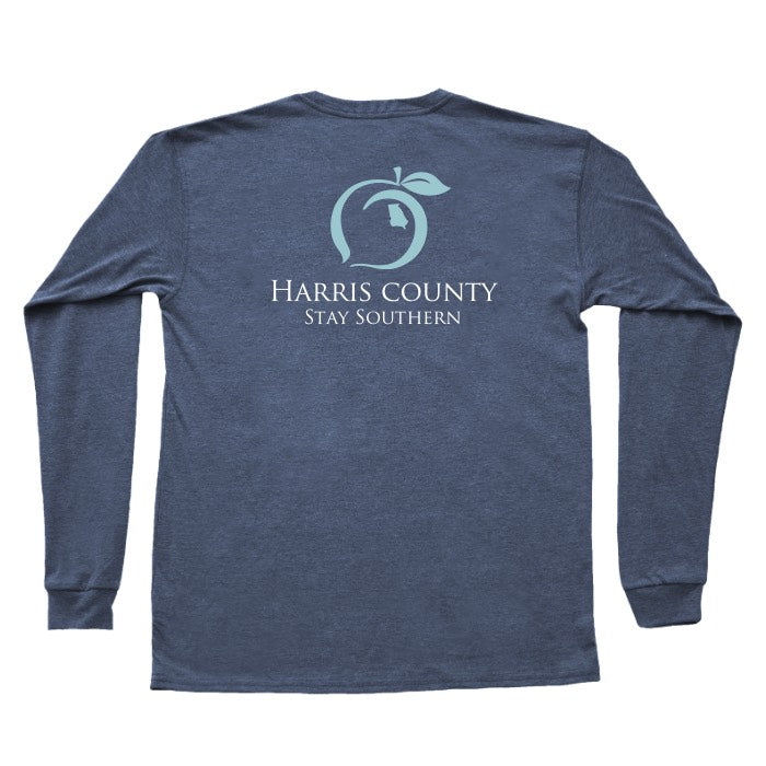 Harris County Long Sleeve Hometown Pocket Tee