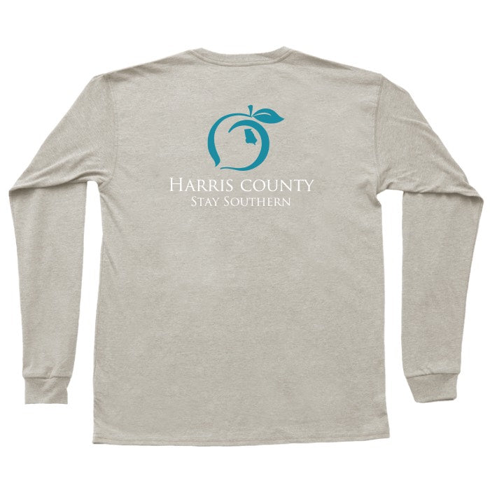 Harris County Long Sleeve Hometown Pocket Tee
