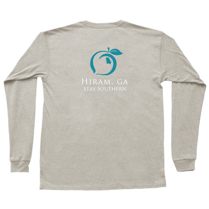 Hiram, GA Long Sleeve Hometown Pocket Tee