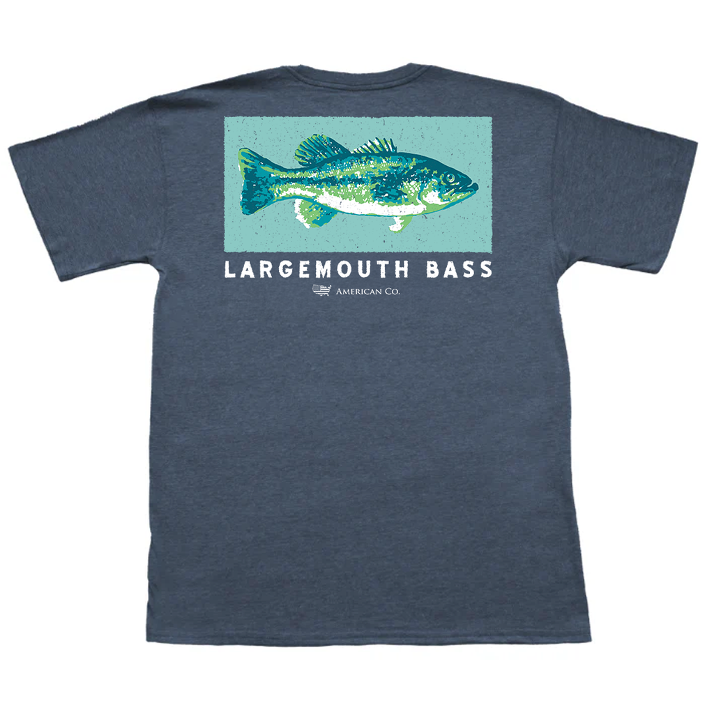 Largemouth Bass Short Sleeve Pocket Tee