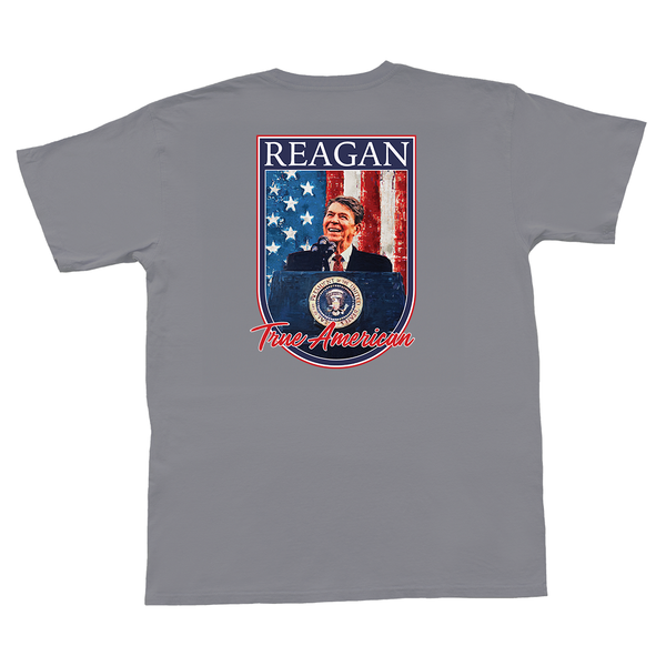 Reagan- True American Short Sleeve Pocket Tee – Peach State Pride