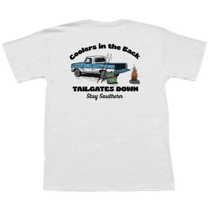 Tailgates Down Short Sleeve Pocket Tee