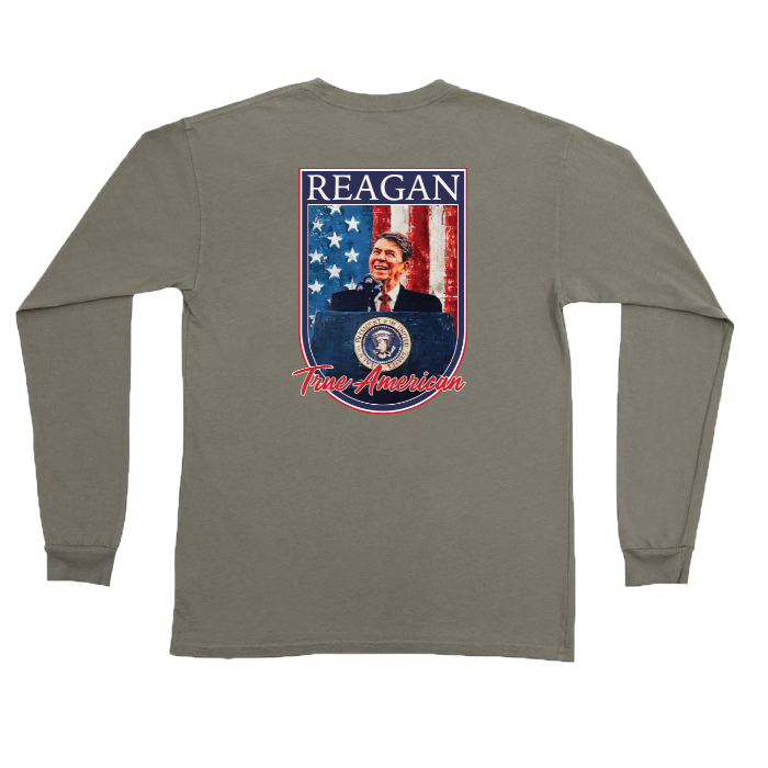 Reagan- True American Long Sleeve Pocket Tee