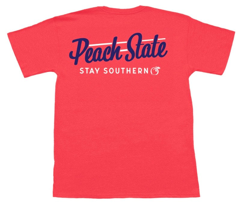 YOUTH Old School Peach State Short Sleeve Pocket Tee