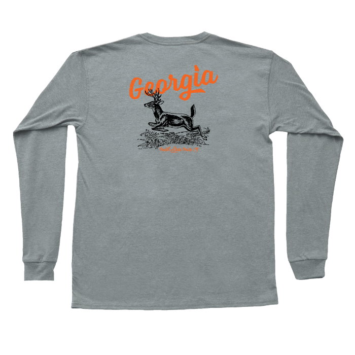 YOUTH Classic Deer Long Sleeve Pocket Tee