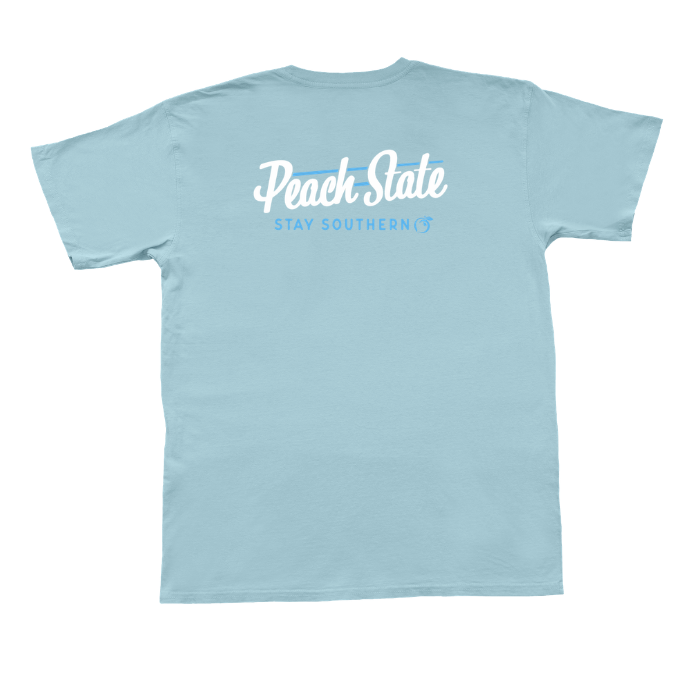YOUTH Old School Peach State Short Sleeve Pocket Tee