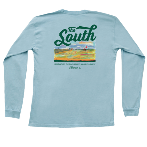 Support Local Farmers Long Sleeve Pocket Tee