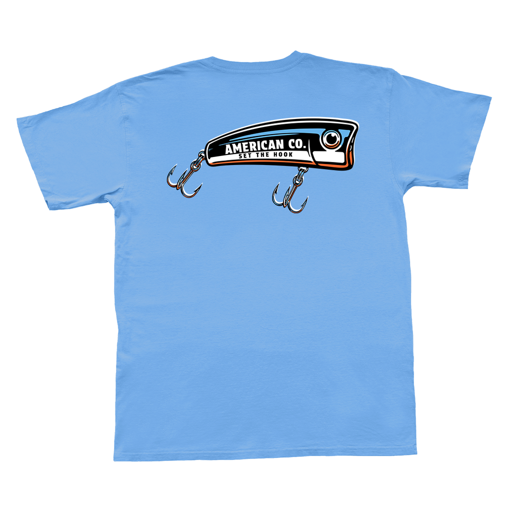 Set the Hook Short Sleeve Pocket Tee