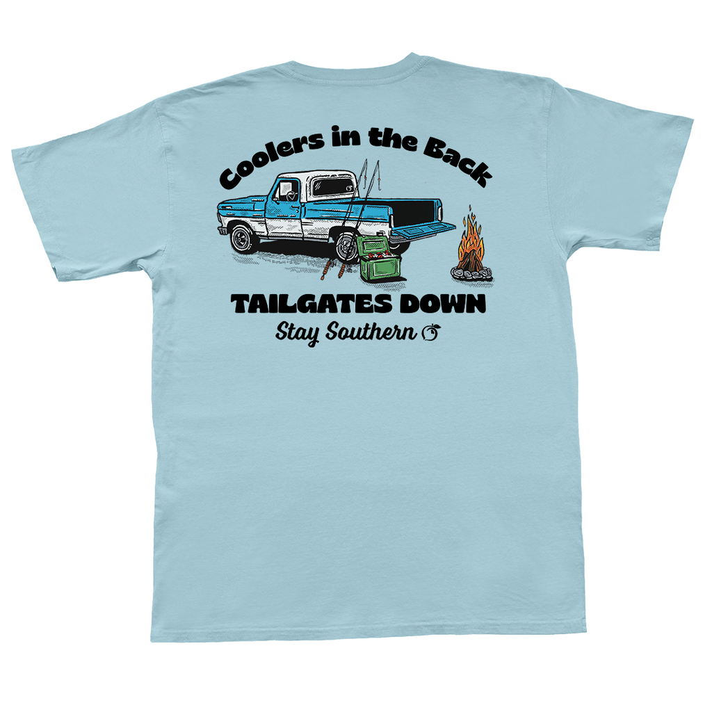 Tailgates Down Short Sleeve Pocket Tee