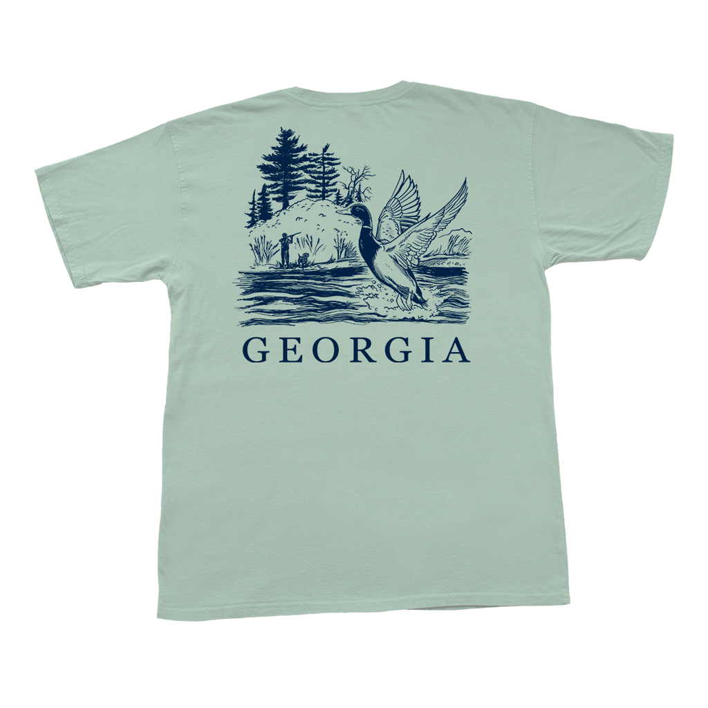 Georgia Duck Hunt Short Sleeve Pocket Tee