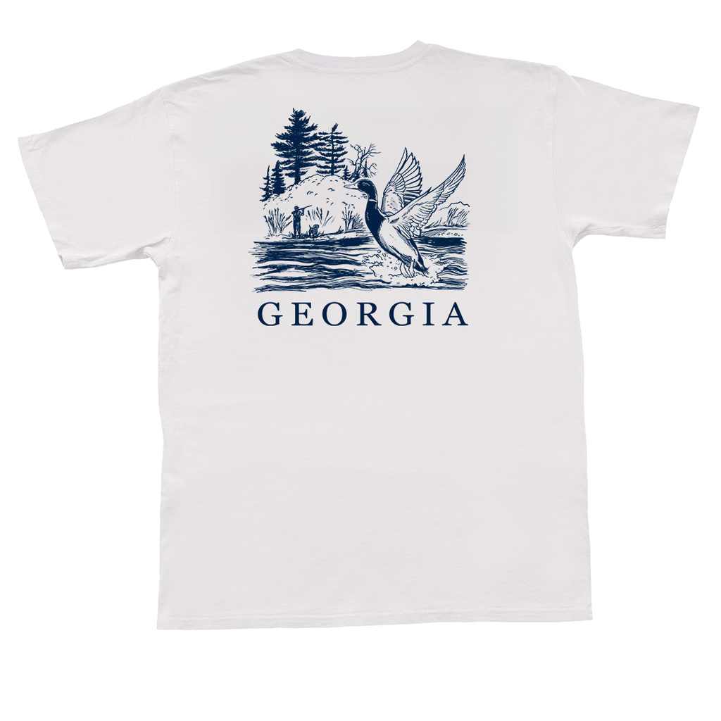 Georgia Duck Hunt Short Sleeve Pocket Tee