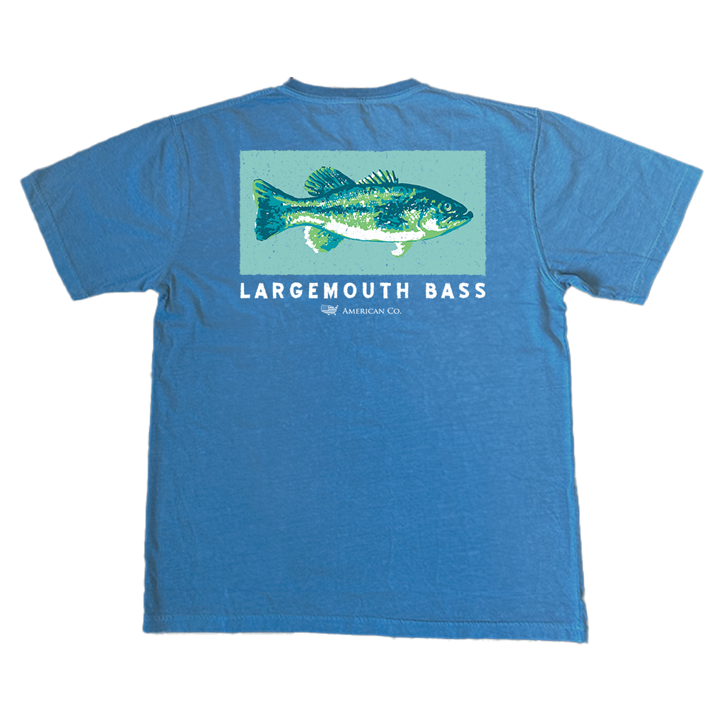 Largemouth Bass Short Sleeve Pocket Tee