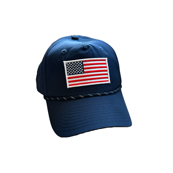 USA Flag Performance Hat – Peach State Pride