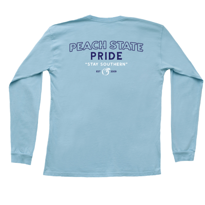 YOUTH Peach State Vibe Long Sleeve Pocket Tee