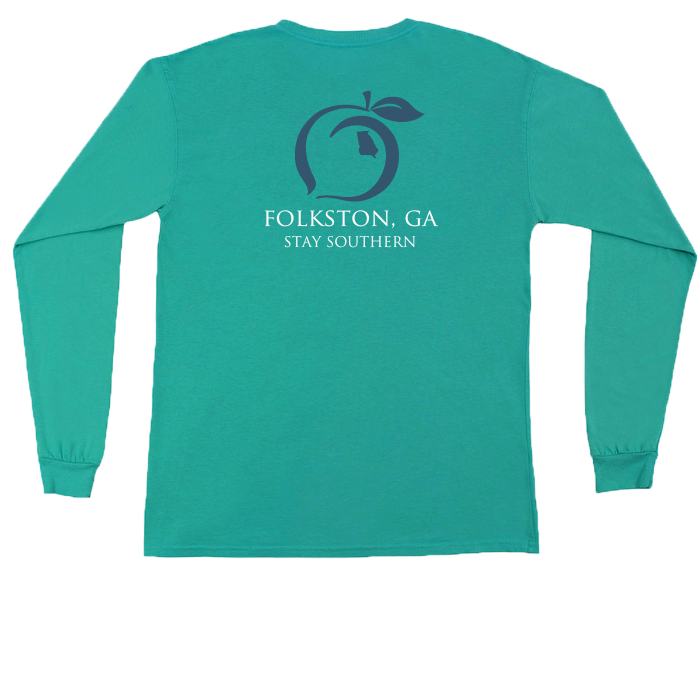 Folkston, GA Long Sleeve Hometown Pocket Tee