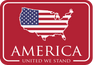 American Patch Decal - Red