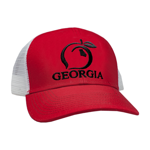 Georgia Flag Mesh Back Trucker Hat