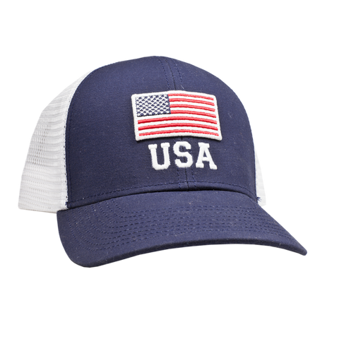 USA Flag Adjustable Performance Hat