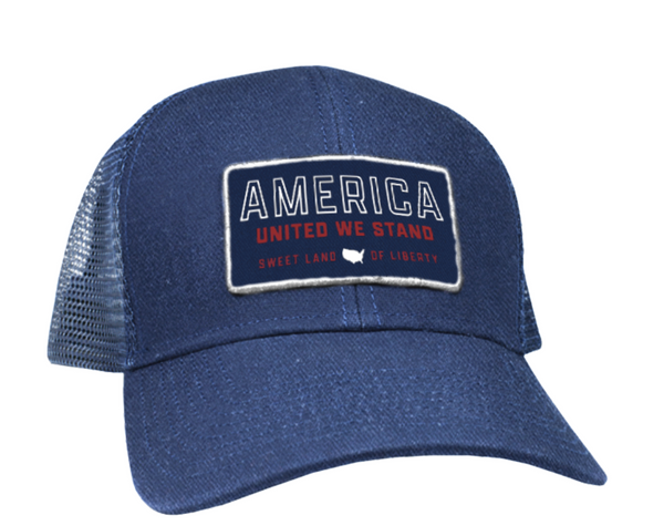 Sweet Land Mesh Back Trucker Hat - Navy – Peach State Pride