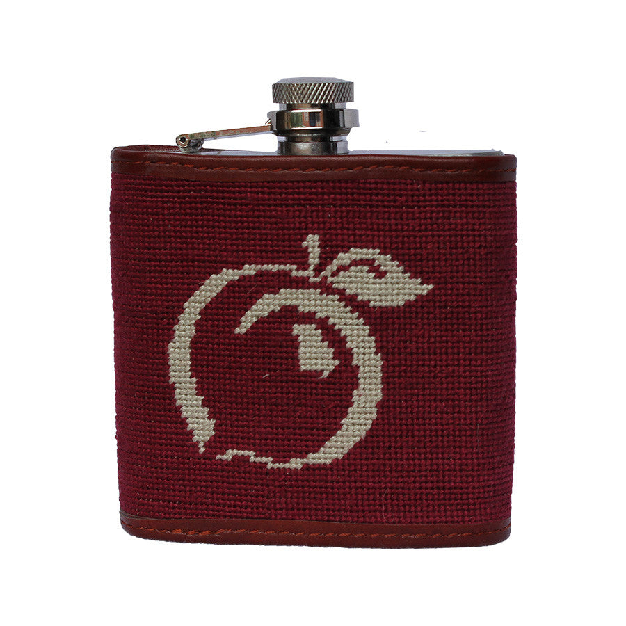 Smathers & Branson Needlepoint Duck Flask