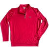 UGA 1/4 Zip Standing Dawg Performance Pullover - Red
