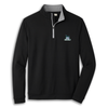 GCSU Bobcat Head Black 1/4 Zip Performance Pullover
