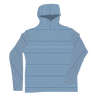 Classic Blue & White Boxwood Cotton Lyocell Hoodie