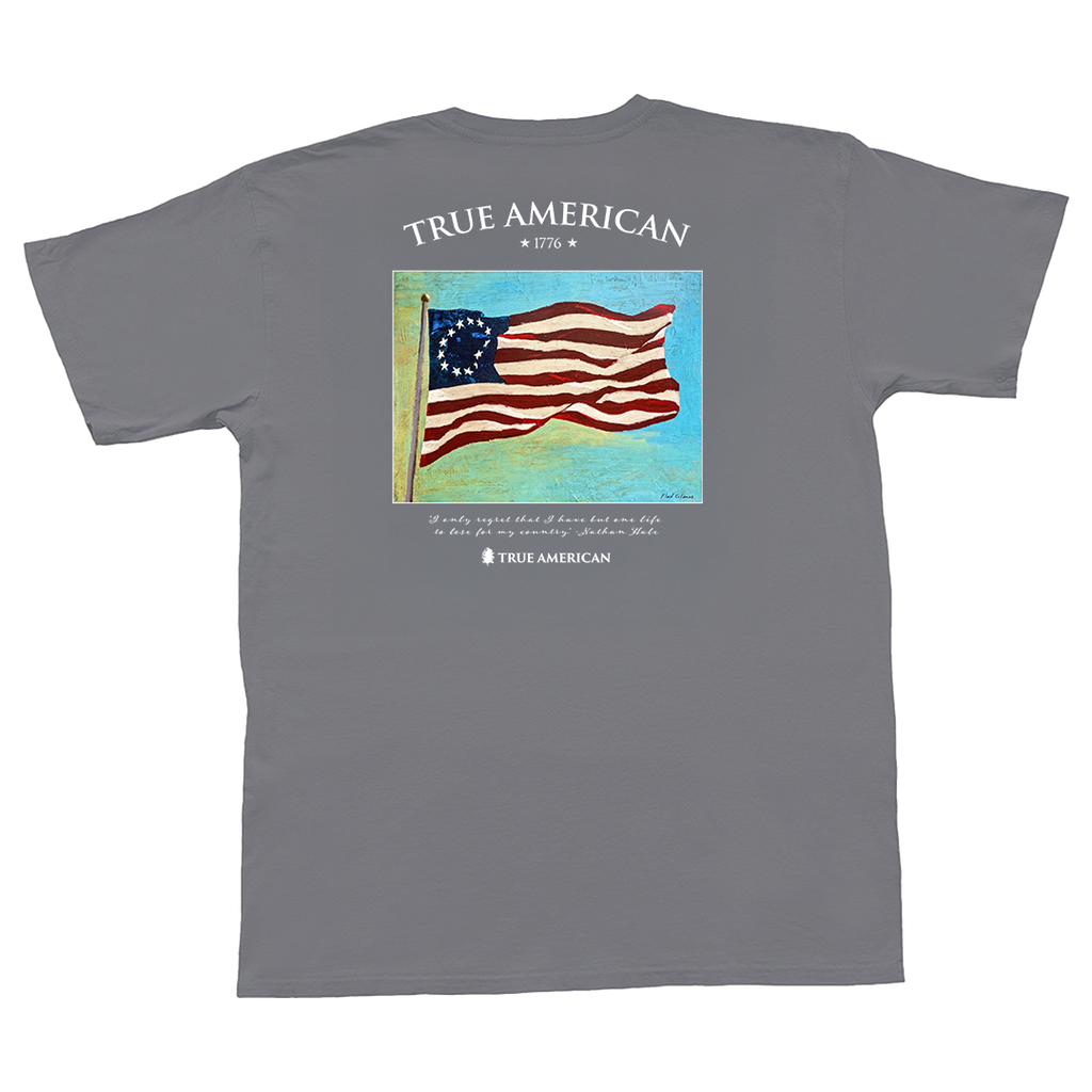 Betsy Ross Flag Short Sleeve Pocket Tee