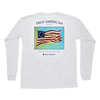 Betsy Ross Flag Long Sleeve Pocket Tee