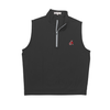 UGA Black 1/4 Zip Vest