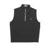 UGA Black 1/4 Zip Vest