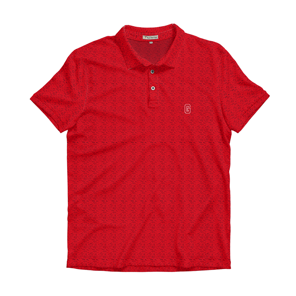 The Classic City Pattern Performance Polo