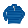Classic Blue & Sky Blue Camellia Cotton Lyocell Pullover