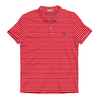 UGA Block G Red & White Camellia Cotton Lyocell Polo