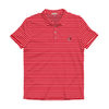 UGA Leaning Dawg Red & White Camellia Cotton Lyocell Polo