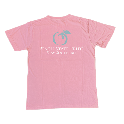 Football in Georgia Short Sleeve Pocket Tee