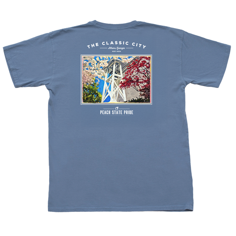 Pine Green & Cays Blue Laurel Performance Polo