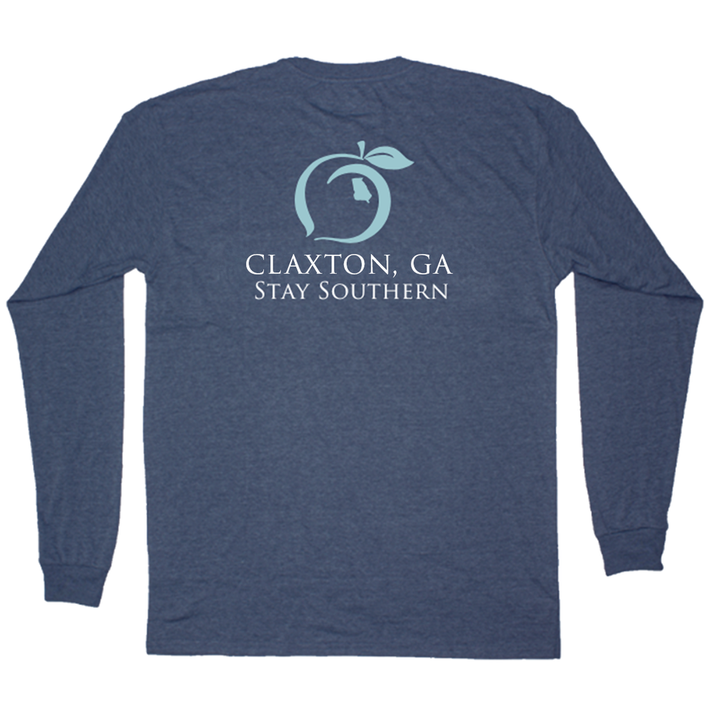 Claxton, GA Hometown Long Sleeve Pocket Tee